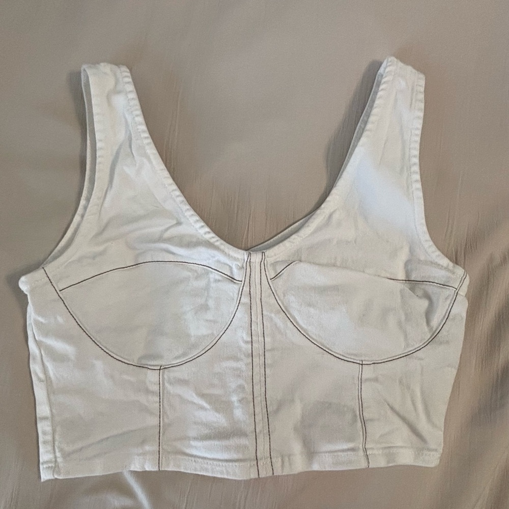 Zulu & Zephyr White Tank Top